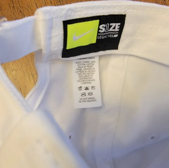 Alabama Crimson Tide 2020 National Champions Nike White Cap Hat - One Size - Picture 4 of 4